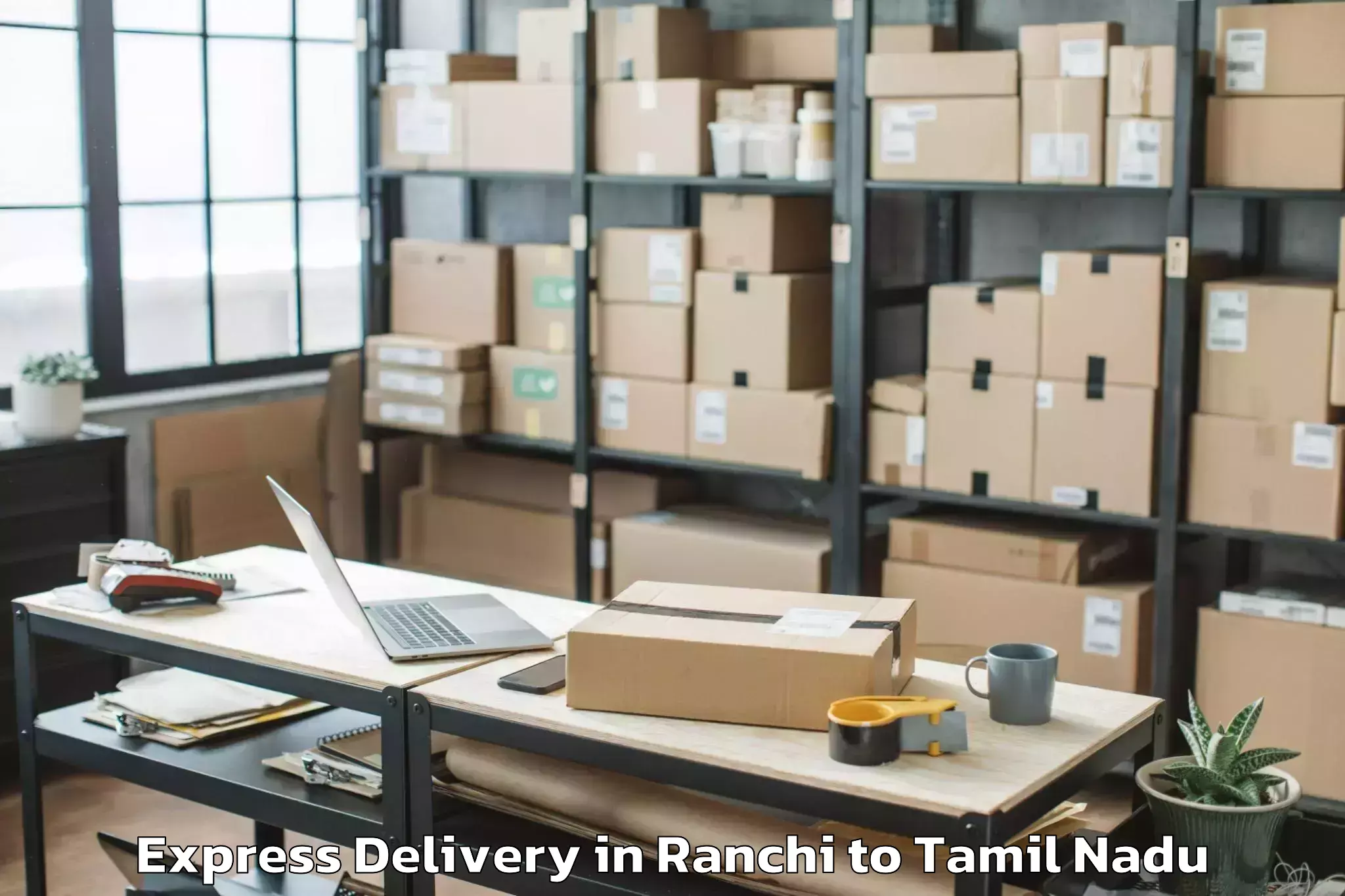 Hassle-Free Ranchi to Central University Of Tamil Na Express Delivery